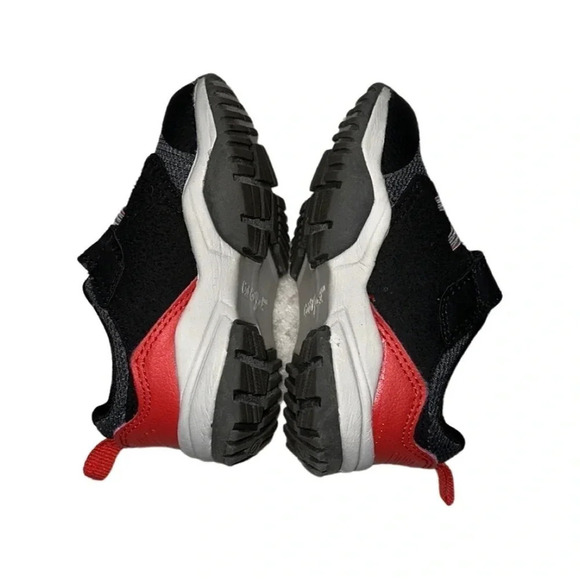 Cat & Jack Black and Red Toddler Sneakers Size 6 - Picture 4 of 6